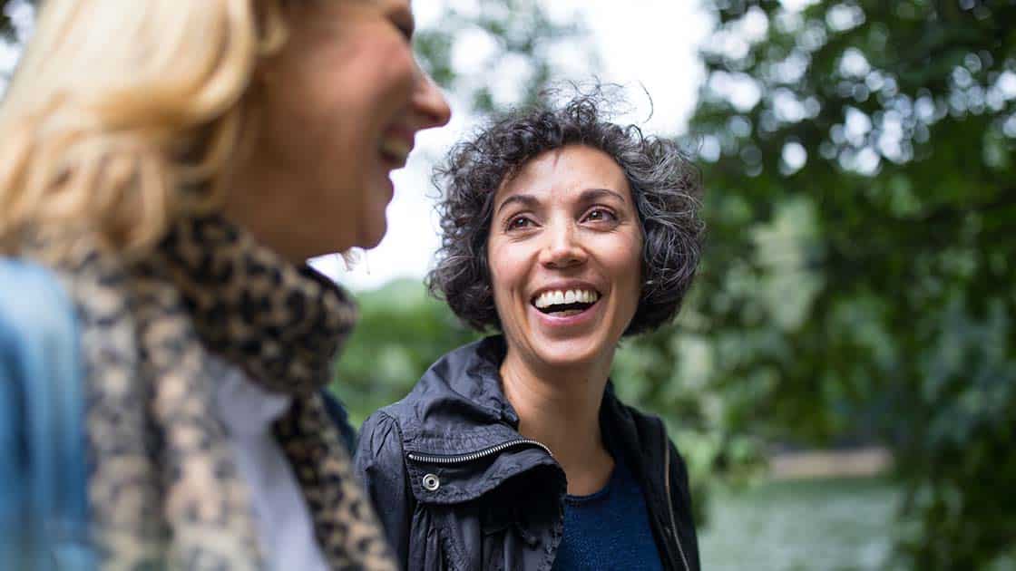 Patients Smiling with Each Other