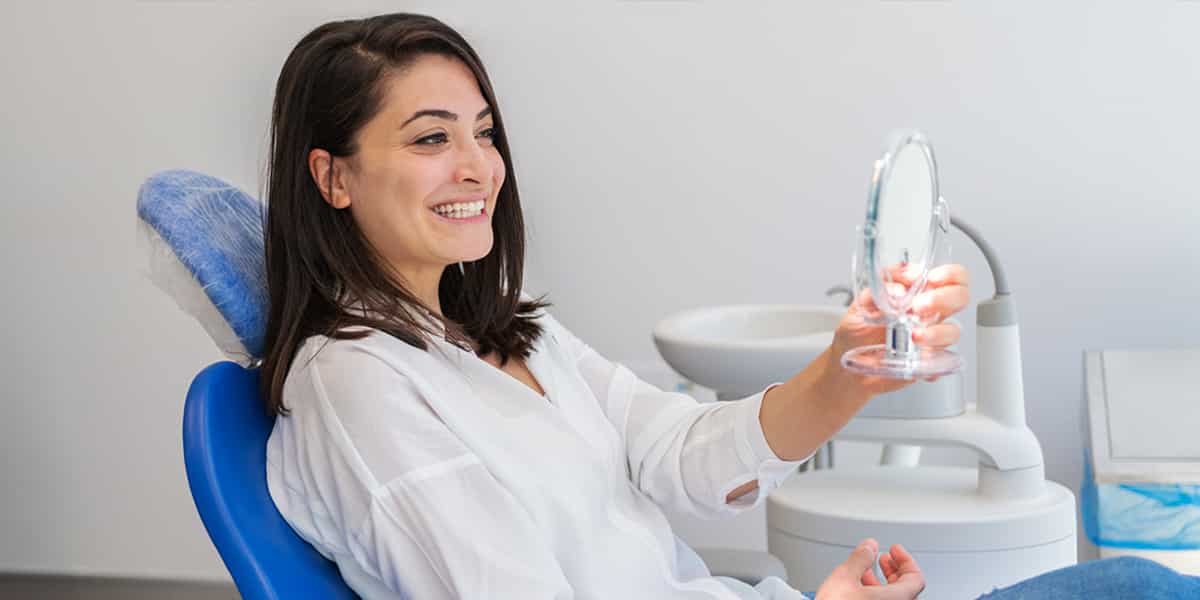 Smiling Woman in chair