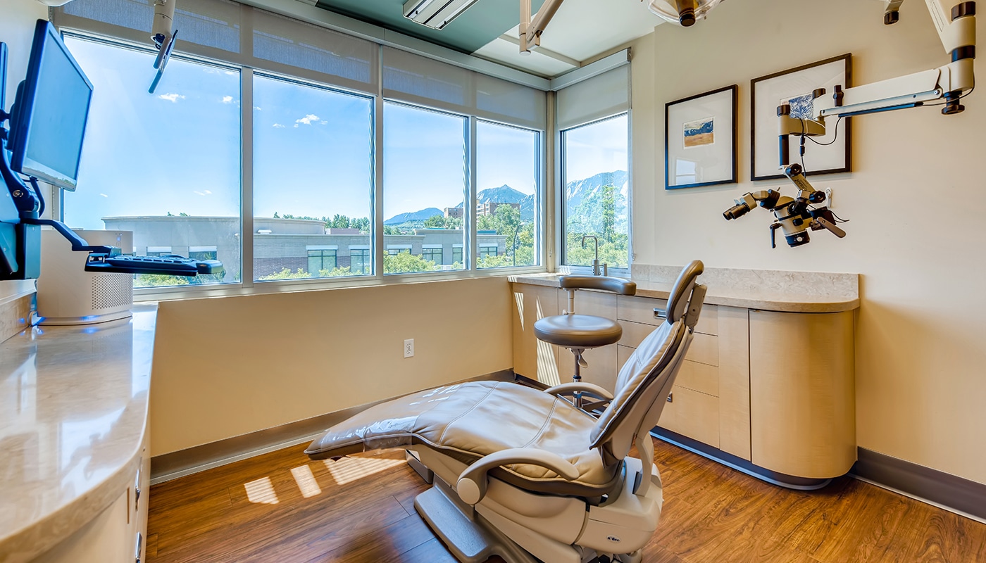 dental chair in office